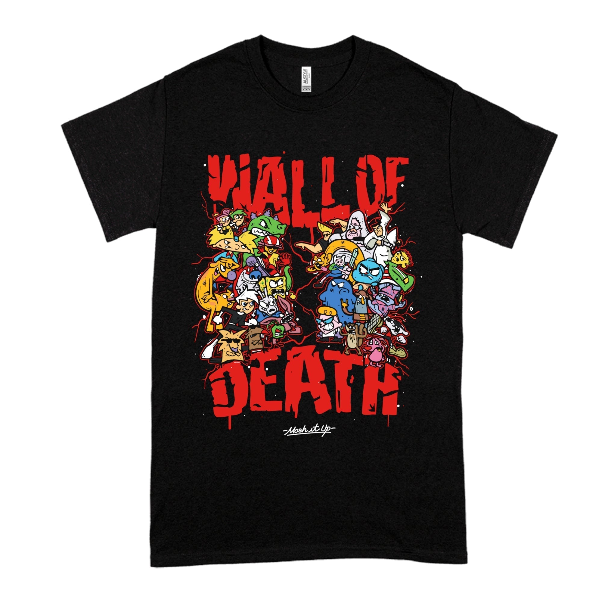 Wall Of Death Toons T-shirt (Black) Hoodie, Sweatshirt | CoreVibeTees.com