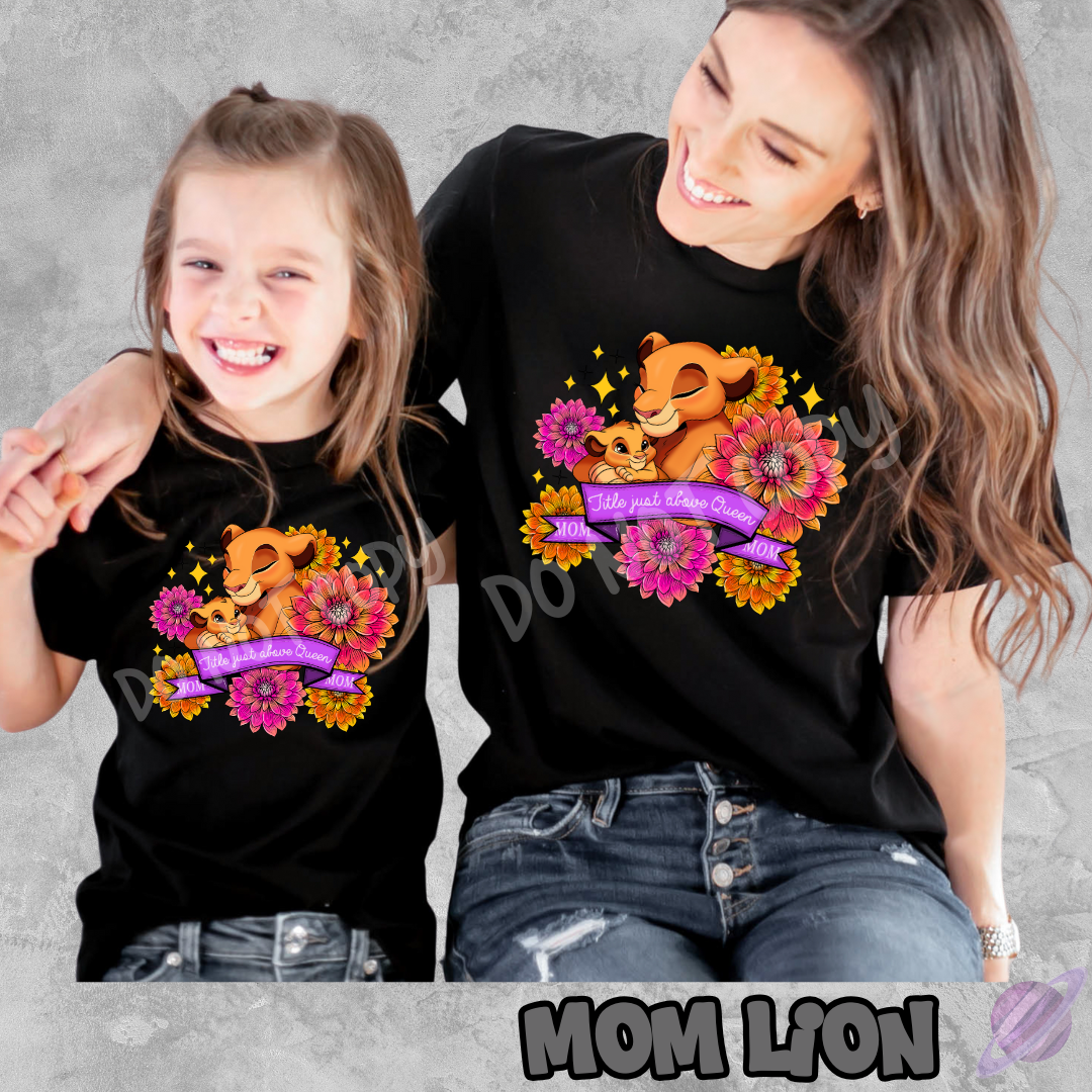 MOM LION TEE Hoodie, Sweatshirt | CoreVibeTees.com (Image 1)
