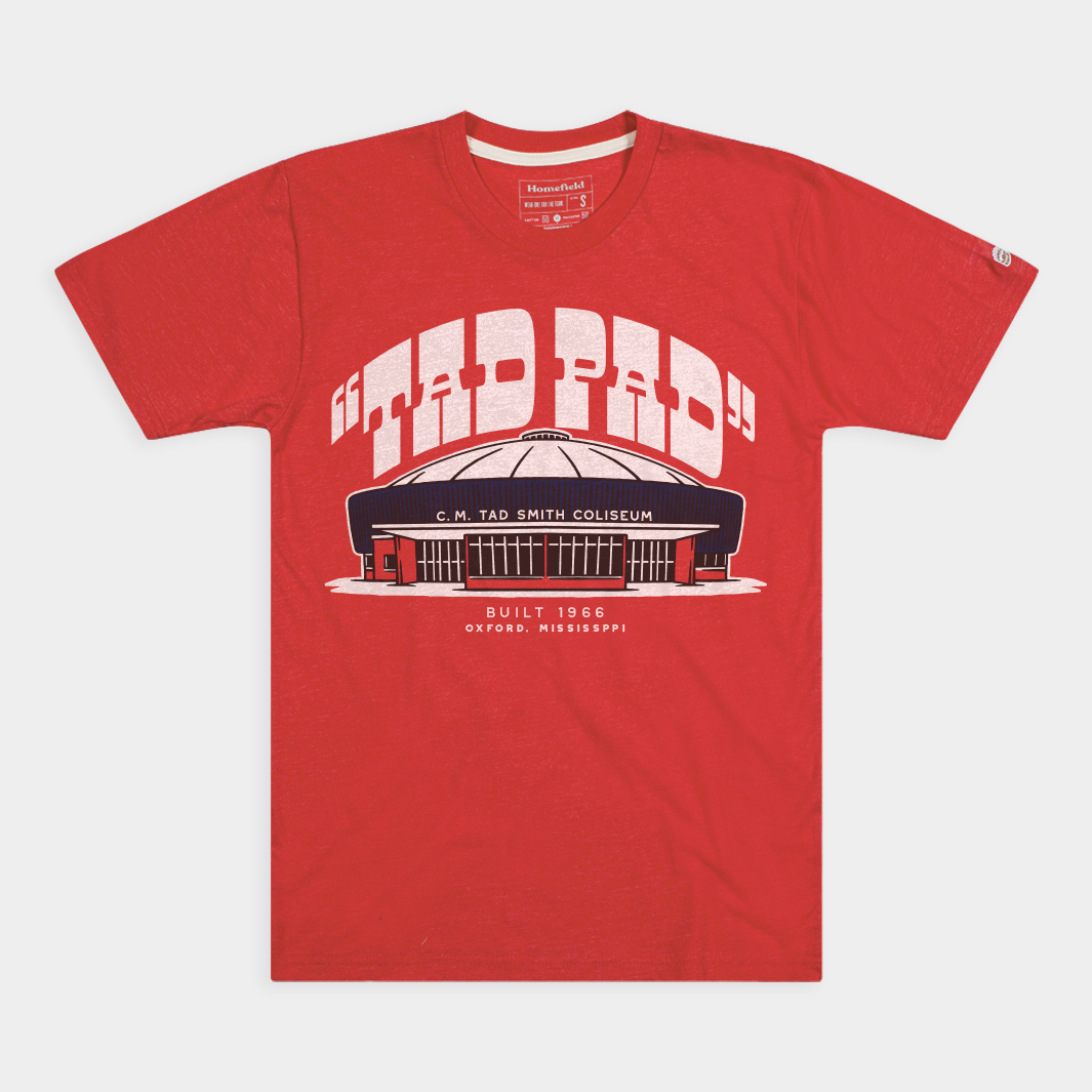 Ole Miss Basketball Vintage-Inspired "Tad Pad" Tee Style001 Hoodie, Sweatshirt | CoreVibeTees.com (Image 1)