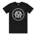 Logo T-shirt (Black w/ White Print) Hoodie, Sweatshirt | CoreVibeTees.com (Image 1)