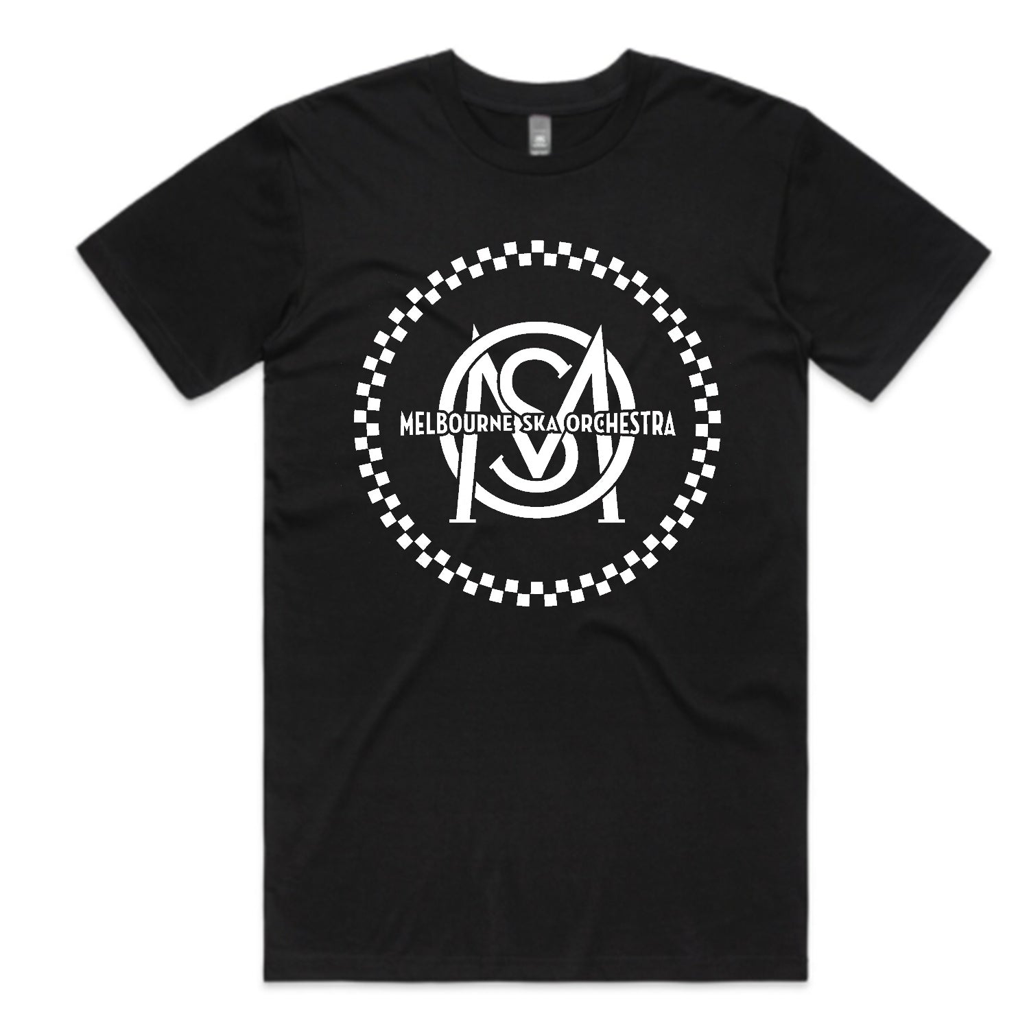 Logo T-shirt (Black w/ White Print) Hoodie, Sweatshirt | CoreVibeTees.com (Image 1)
