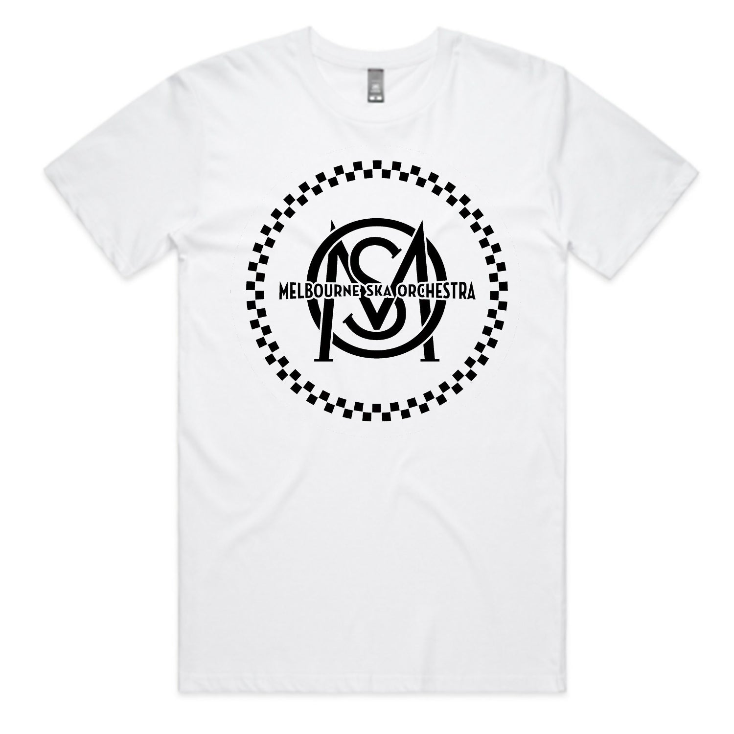 Logo T-shirt (White w/ Black Print) Hoodie, Sweatshirt | CoreVibeTees.com (Image 1)