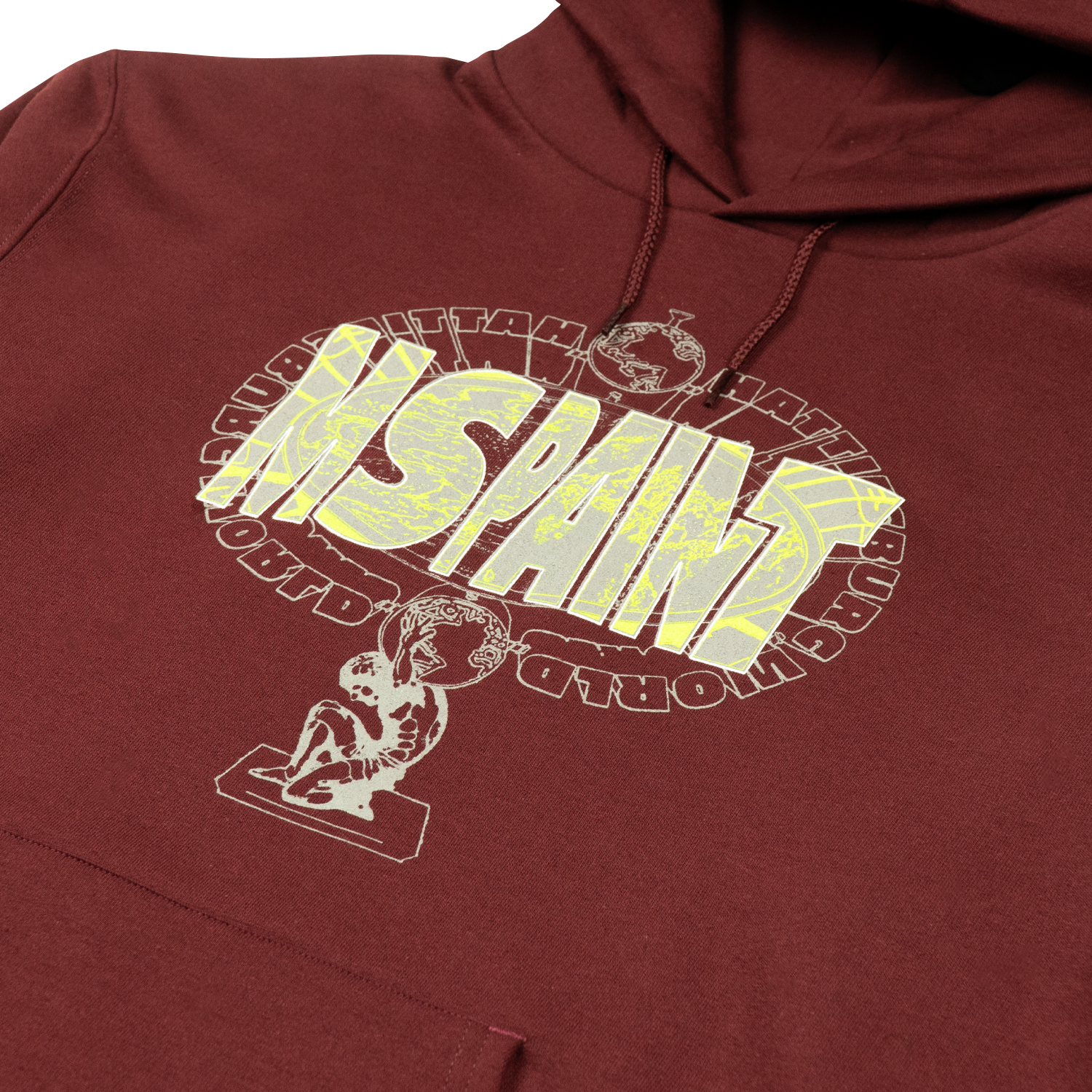 MSPAINT - Maroon Atlas Hoodie T-Shirts, Sweatshirt | CoreVibeTees.com (Image 2)