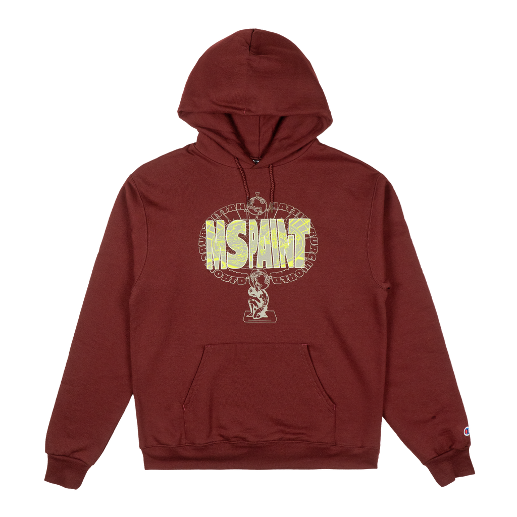 MSPAINT - Maroon Atlas Hoodie T-Shirts, Sweatshirt | CoreVibeTees.com (Image 1)