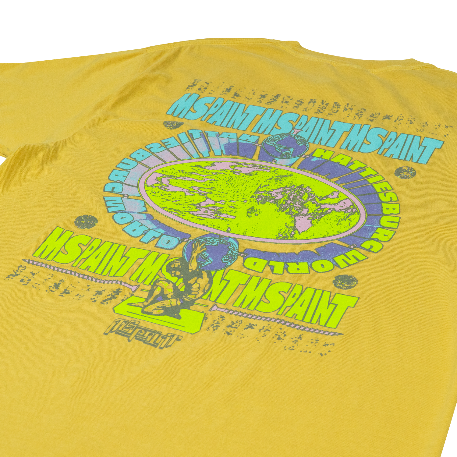 MSPAINT - Yellow Atlas T-Shirt Hoodie, Sweatshirt | CoreVibeTees.com (Image 3)