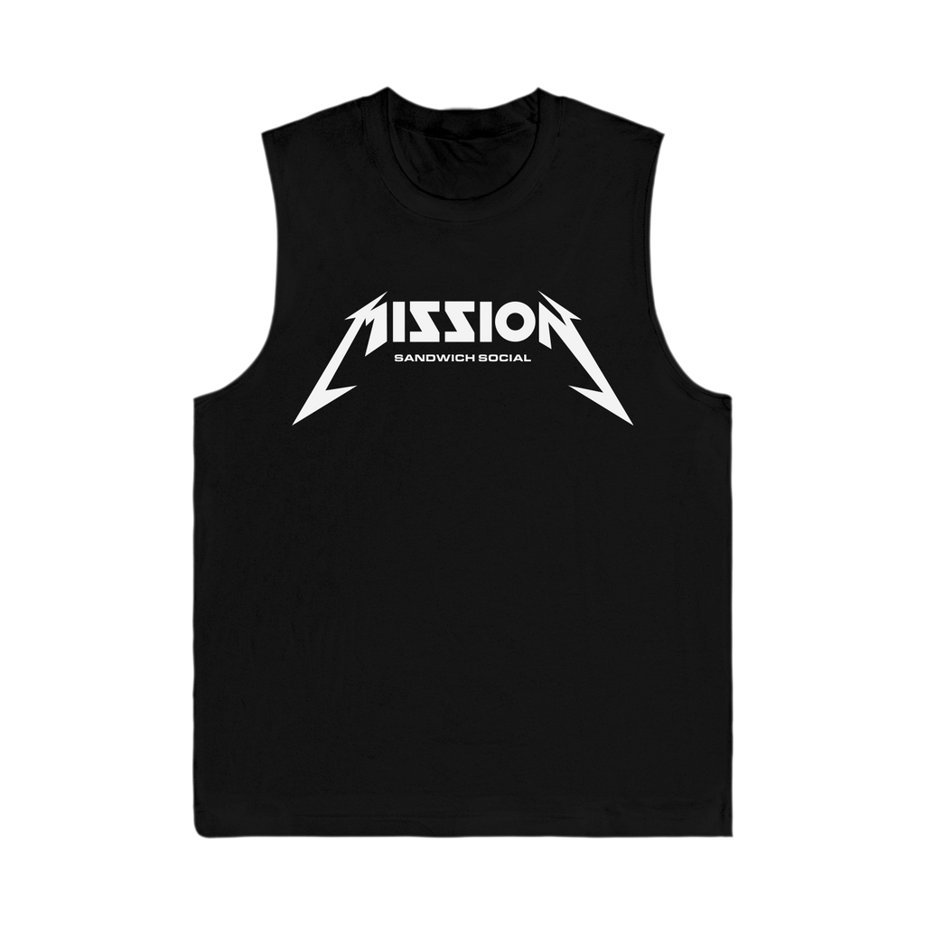 Mission Sandwich Social - Metal Sleeveless Shirt Hoodie, Sweatshirt | CoreVibeTees.com