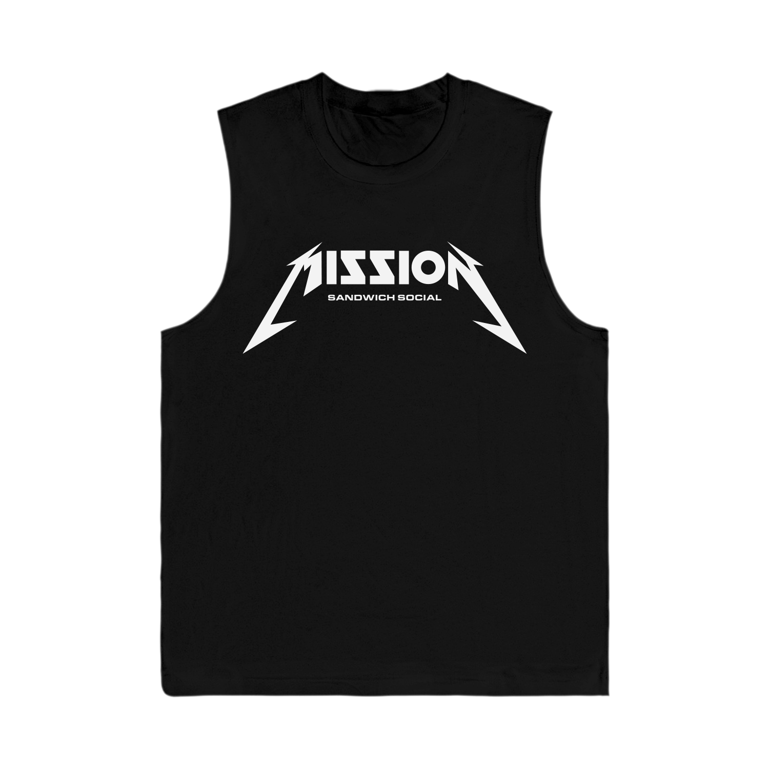 Mission Sandwich Social - Metal Sleeveless Shirt Hoodie, Sweatshirt | CoreVibeTees.com