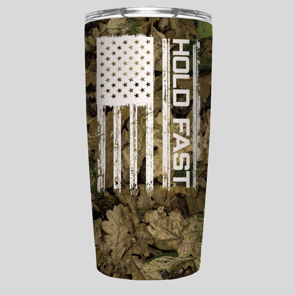 Kerusso Hunting Camo Flag 20 oz Stainless Steel Tumbler T-Shirts, Hoodie, Sweatshirt | CoreVibeTees.com (Image 1)