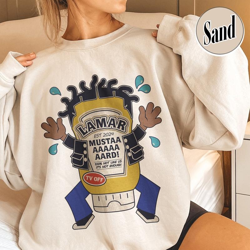 MUSTARD Meme Sweatshirt, Funny MEME MUSTARD, Rap God Sweatshirt, Hip Hop Fan Graphic, Gifts for Fans, TikTok Viral Sweatshirt, Gift for Music Lover