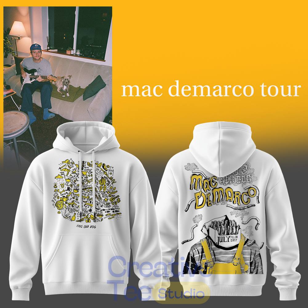 Mac Demarco 2026 World Tour Chamber of Blue Tee Hoodie