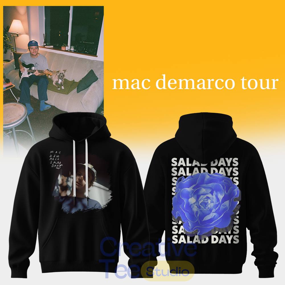 Mac Demarco 2026 World Tour Chamber of Blue Tee Hoodie