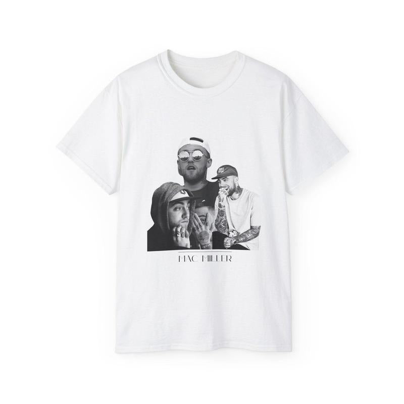 Mac Miller Graphic T-shirt, Hip Hop Music T-Shirt, Cotton Tee, Music Lover Gift, Graphic Tee, Hip Hop Tee