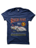 Mach 5 Navy Blue T-Shirt Hoodie, Sweatshirt | CoreVibeTees.com
