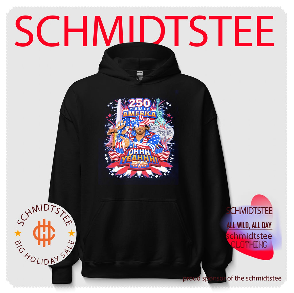 Macho Man Randy Savage 250 years of America ohhh yeahhh illustrated shirt