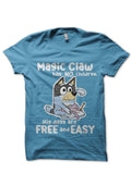Magic Claw Light Blue T-Shirt Hoodie, Sweatshirt | CoreVibeTees.com