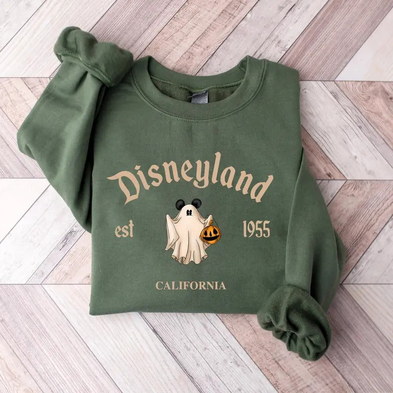 Magical Land Halloween Sweatshirt, Trendy Sweatshirt, Ghost Sweatshirt, Halloween Sweatshirt