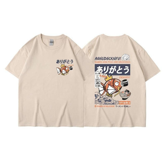 Magikarp - Anime Oversized T-shirt, 4 Anime Sweatshirt, Manga Lover Tee, Anime Hoodie, Gift for Anime Manga Fan Crewneck Clothing