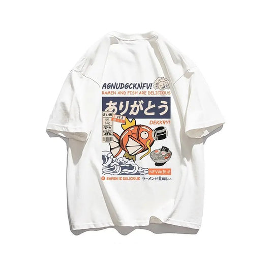 Magikarp - Pokemon Anime Oversized T-shirt 4 Anime Sweatshirt, Manga Lover Tee, Anime Hoodie, Gift for Anime Manga Fan Crewneck Clothing, Sweatshirt, Hoodie