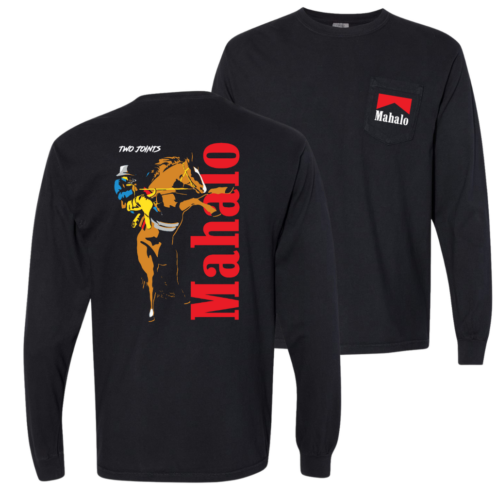 Mahalo Long Sleeve Tee Hoodie, Sweatshirt | CoreVibeTees.com (Image 1)
