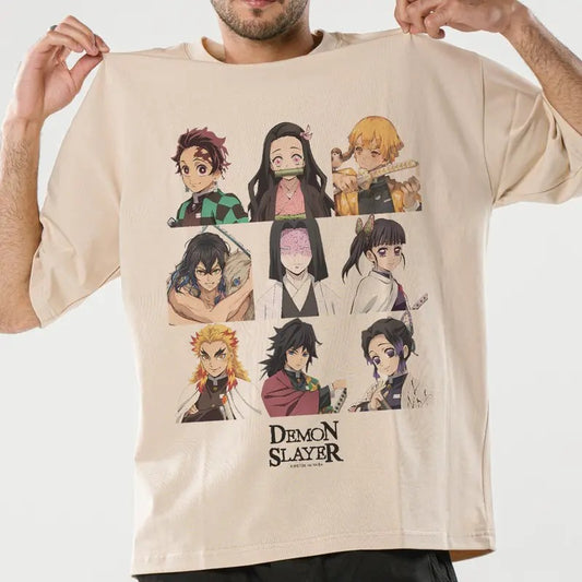 Main Characters in  Demon Slayer characters shirt, Kimetsu No Yaiba t-shirt, anime sweatshirt hoodie, Tanjiro shirt, Rengoku t-shirt