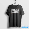 Make Gains Gym Tshirts Sweater