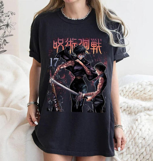 Maki Zenin Shirt, Jujutsu Kaisen Shirt, JJK Anime Shirt, Japanese Anime Tee, Otaku Anime Shirt, Graphic Anime Tee, Anime Lovers Shirt, Anime Manga Shirt Sweatshirt, Hoodie, Comfort Colors