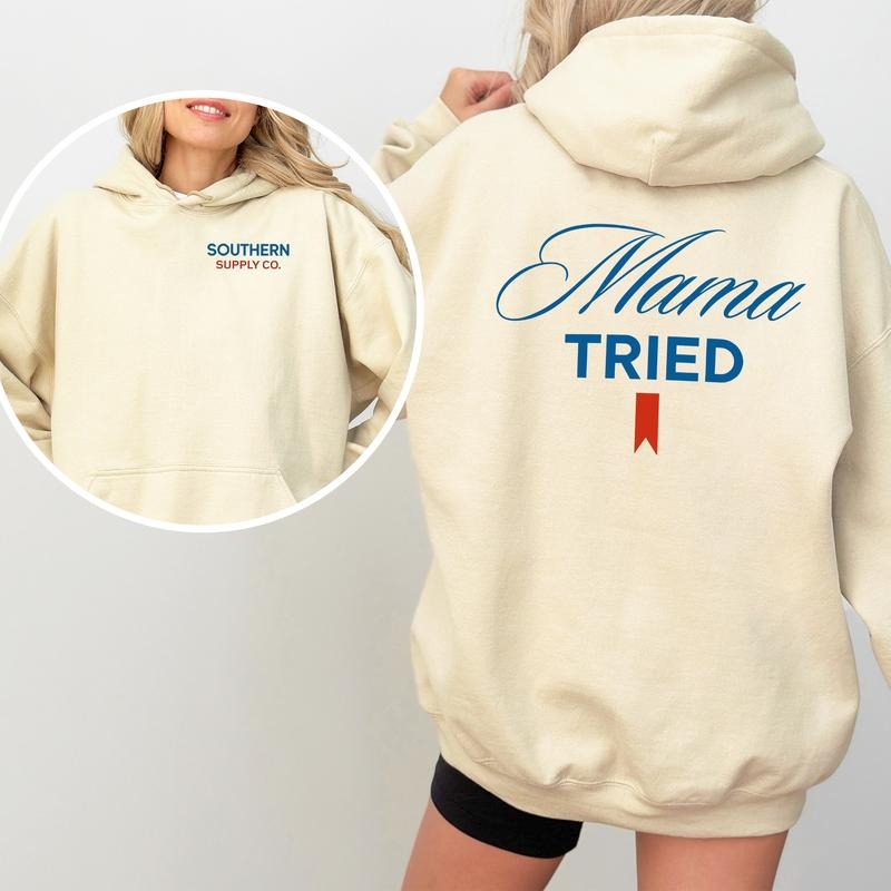 Mama Tried Hoodie, Unisex Shirt, Classic Country Music Tee, Soft Cotton Fabric, For Men & Women