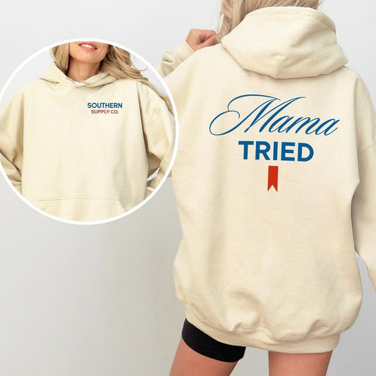 Mama Tried Hoodie, Unisex Shirt, Classic Country Music Tee, Soft Cotton Fabric, For Men & Women
