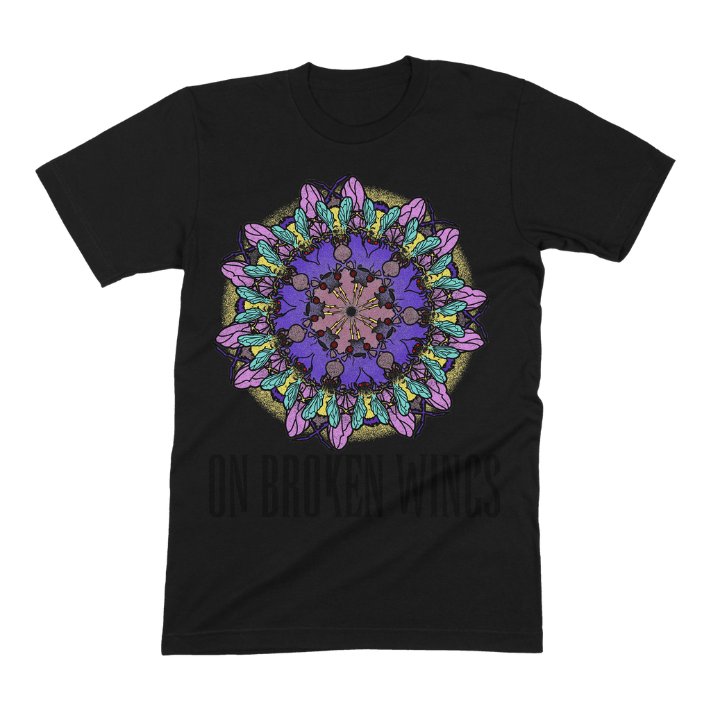On Broken Wings - Mandala Tee Hoodie, Sweatshirt | CoreVibeTees.com (Image 1)