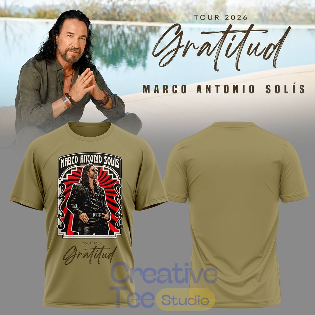 Marco Antonio Solís Gratitud Tour 2026 El Buki Special T-Shirt