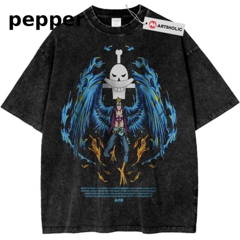 Marco Shirt, One Piece Shirt, Anime Shirt, Vintage Tee