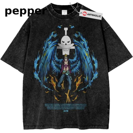 Marco Shirt, One Piece Shirt, Anime Shirt, Vintage Tee