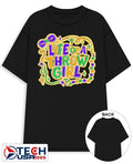 Mardi Gras life of a throw girl shirt