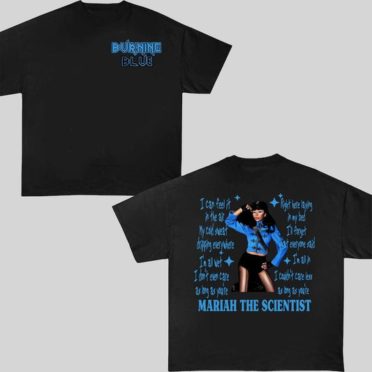 Mariah Burning Blues T-Shirt Album Music Clothings Trendy Streatwear Gift