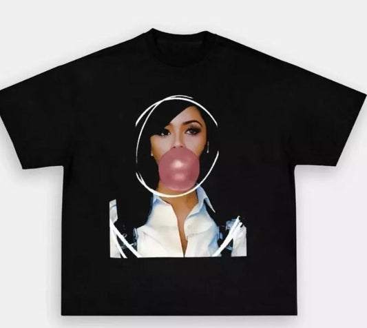 Mariah The Scientist Bubble Gum Graphic T-shirt Black S-4XL