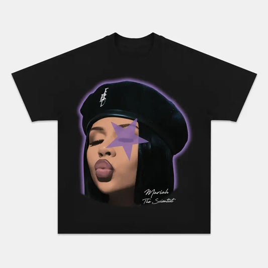 Mariah The Scientist Purple Star Tee