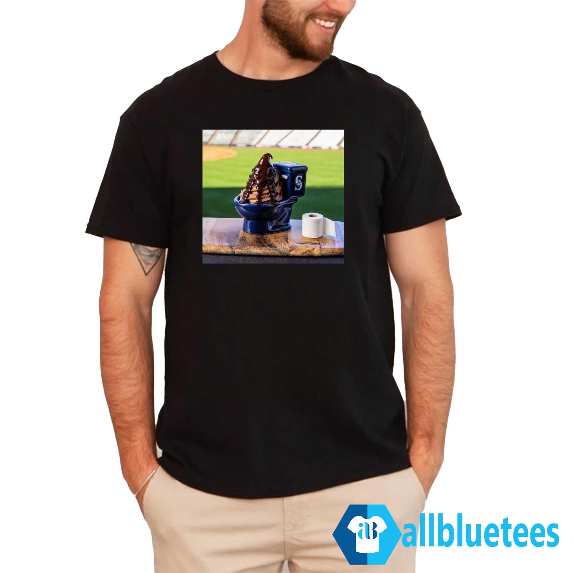 Mariners Big Dumper Sundae Chocolate Ice Cream Toilet Shirt