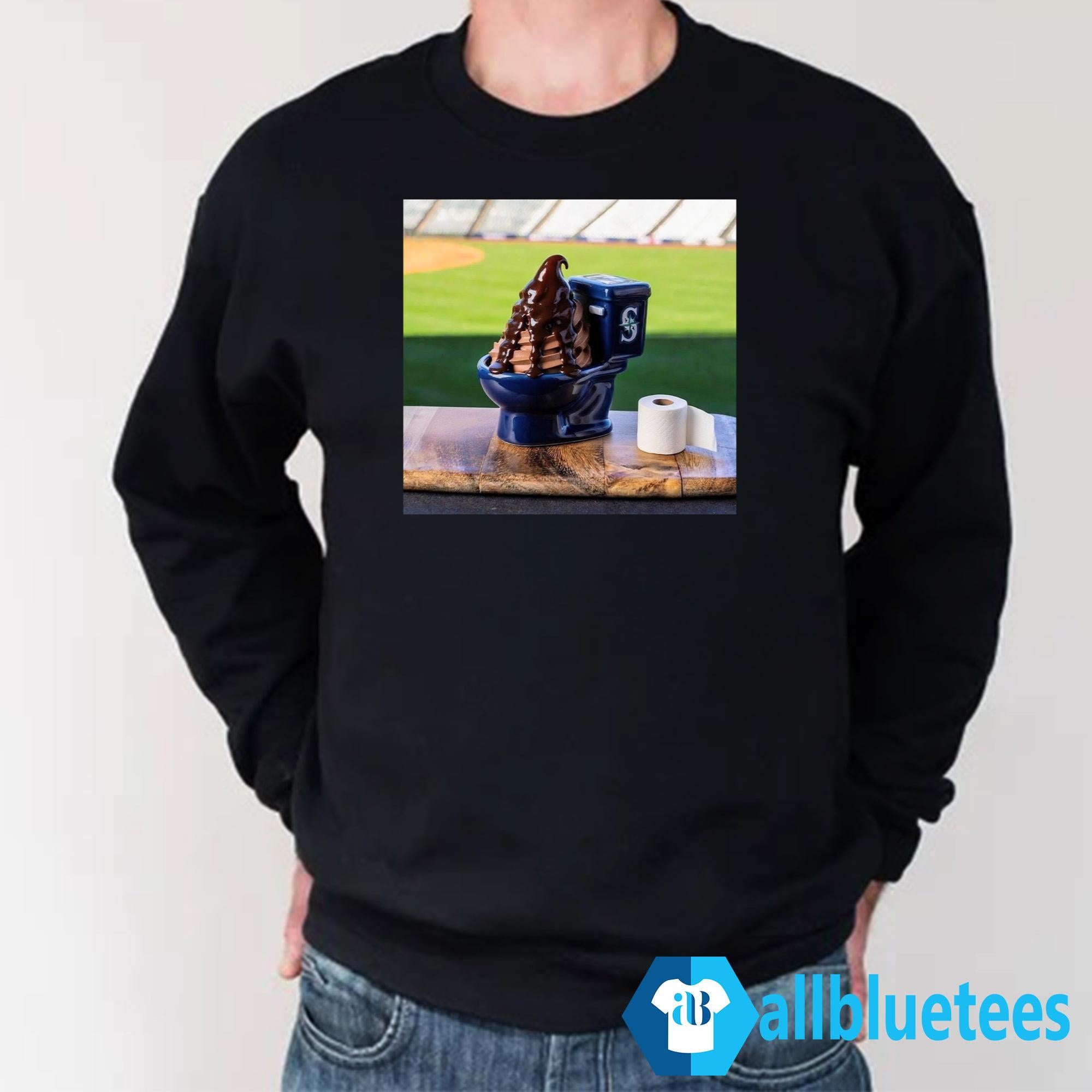 Mariners Big Dumper Sundae Chocolate Ice Cream Toilet Shirt