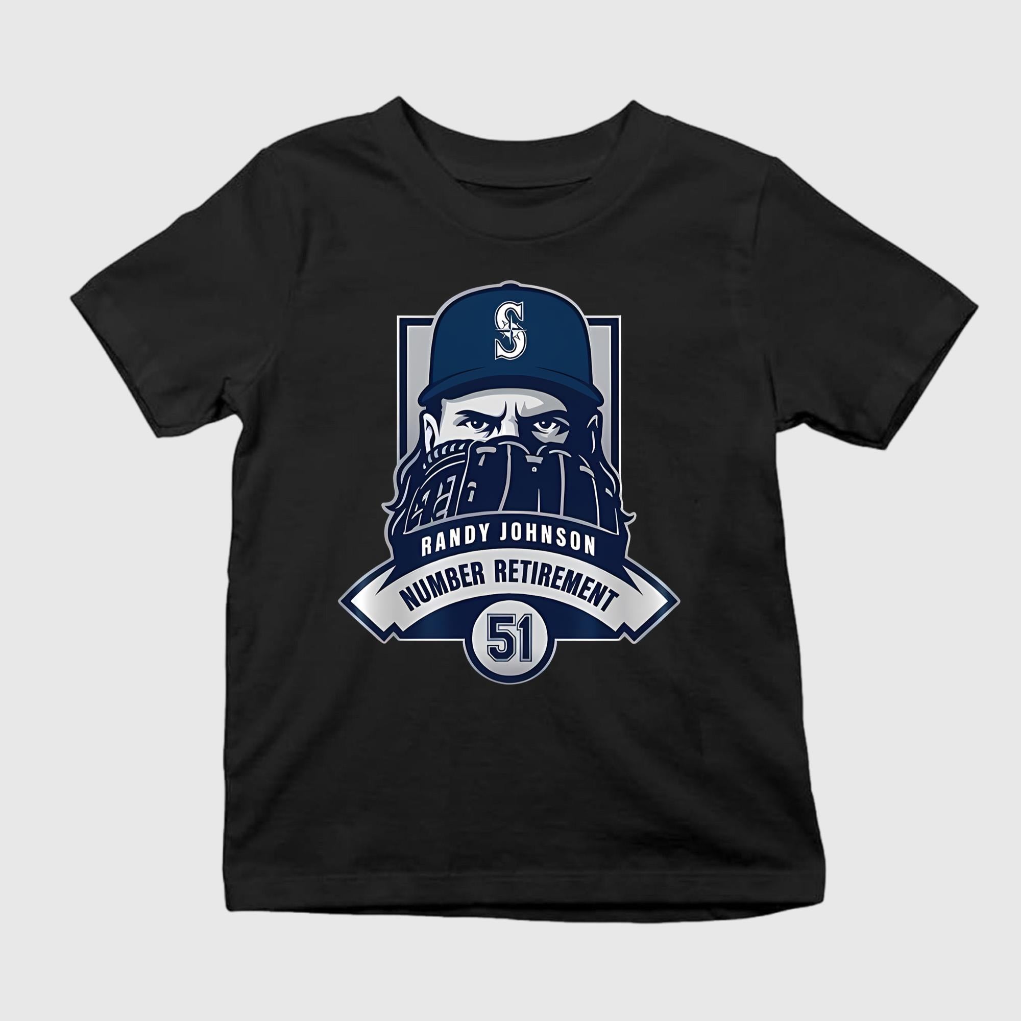 Mariners Randy Johnson Number Retirement Shirt