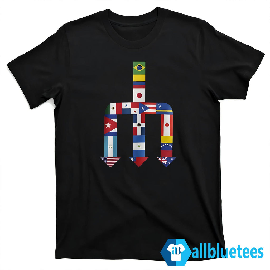 Mariners The Global Trident Of Flags Shirt