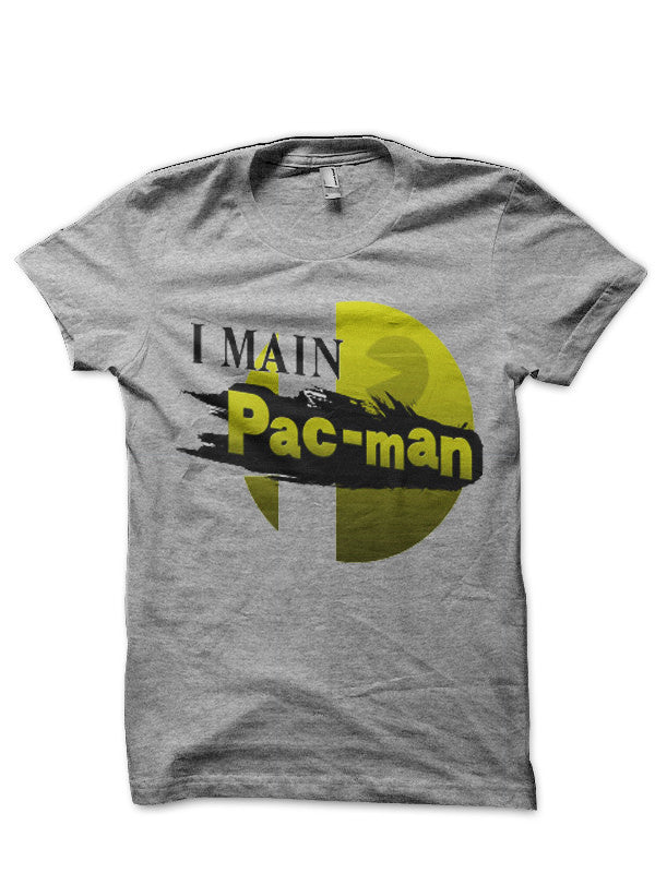 I Main Pac-man Grey T-Shirt Hoodie, Sweatshirt | CoreVibeTees.com