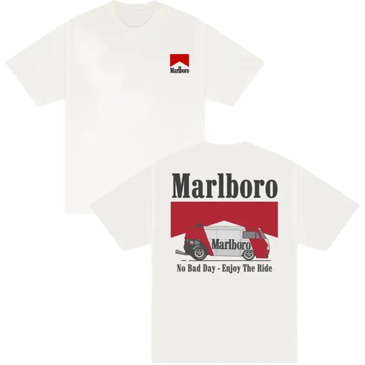 Marlboro No Bad Day T-Shirt, Marlboro 2 Side Shirt, Unisex Shirt, Trendy Shirt, Gift For Woman and Man, Menswear Top Streetwear