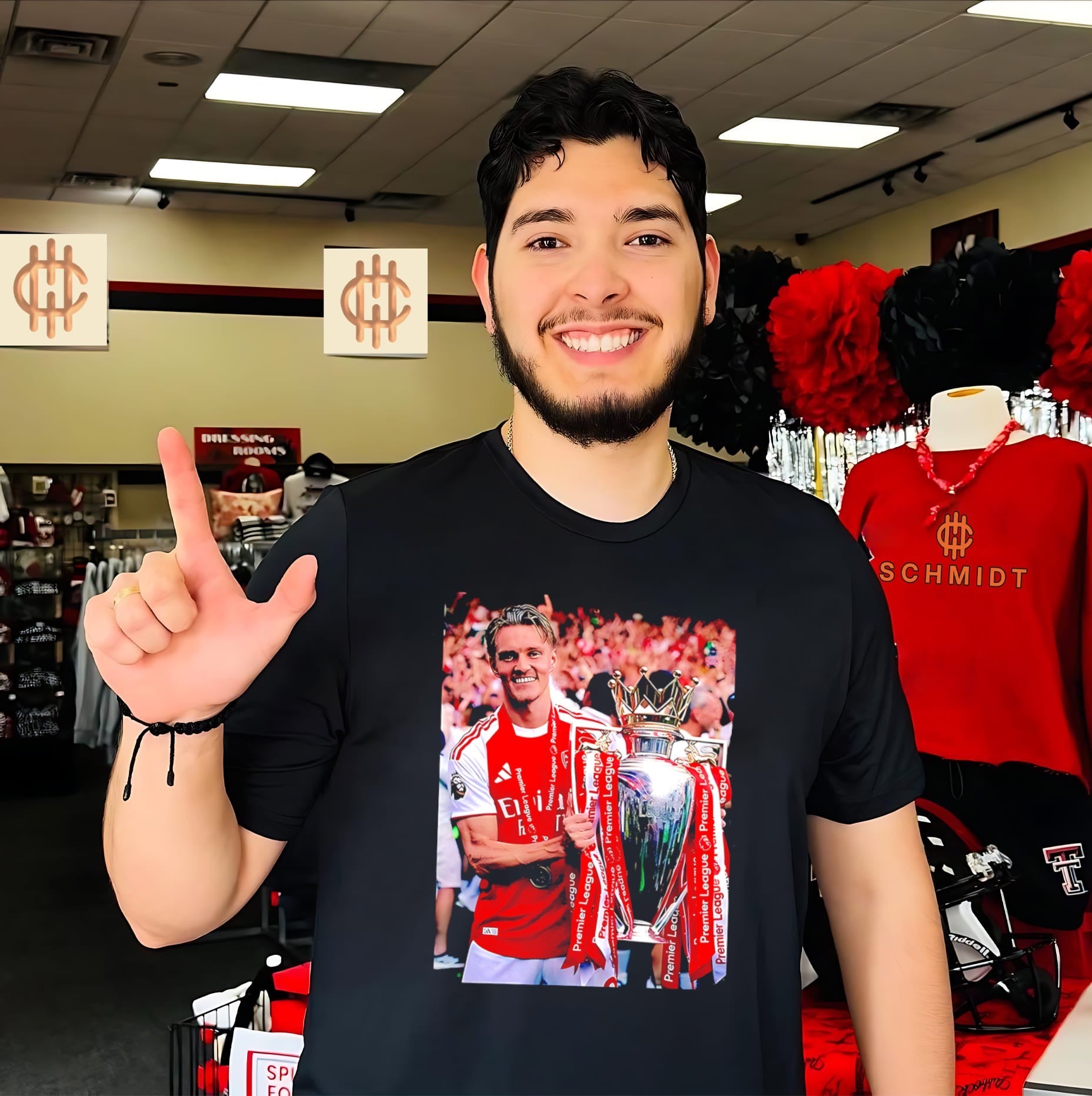 Martin Odegaard Raya Premier League Champion 2026 shirt