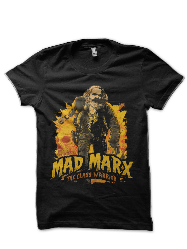 Mad Marx The Class Warrior Marxist Socialist Communist Ugly Christmas Gift Sweater Black T-Shirt Hoodie, Sweatshirt