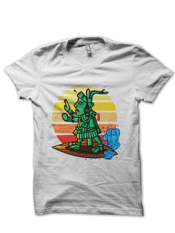Mayans Collection: Surfing Half Sleeve T-Shirt Hoodie, Sweatshirt | CoreVibeTees.com