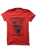 Hasta La Muerte Mayans Red Half Sleeve T-Shirt Hoodie, Sweatshirt | CoreVibeTees.com