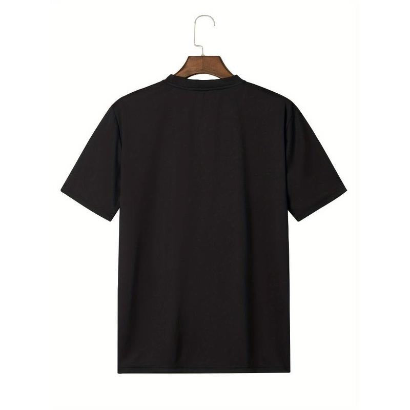 McAllen, Men's Short Sleeve Printed T-Shirt Collection, Black Made in USA