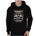 Mcdonald Name T Shirt â€“ Mcdonald Blood Runs Through My Veins Gift Item Hoodie Sweatshirt | CoreVibeTees.com