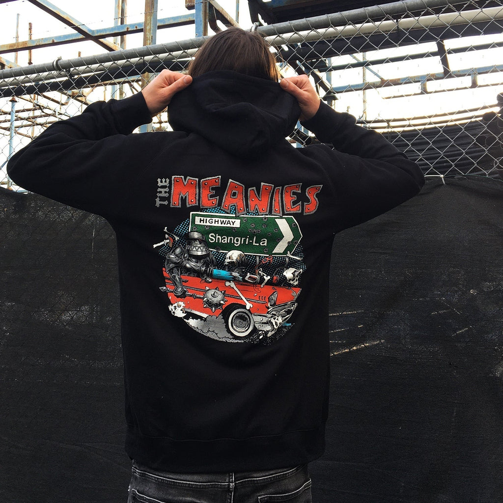 Shangri La Zip-Up Hoodie (Black) T-Shirts, Sweatshirt | CoreVibeTees.com (Image 4)