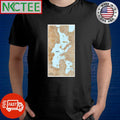 Mediterranean Without Borders by Sabine Réthoré, 2011 map shirt